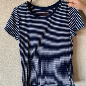 Short sleeved striped shirt